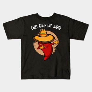 Chili Cook Off Judge - Dabbing Dab Pepper Kids T-Shirt